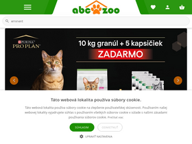 'abc-zoo.sk' screenshot