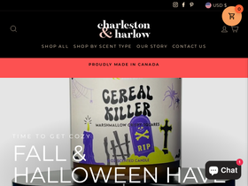 charlestonandharlow.com homepage screenshot