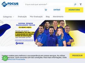 'focusconcursos.com.br' screenshot
