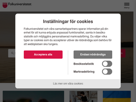 'folkuniversitetet.se' screenshot