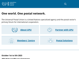 'upu.int' screenshot