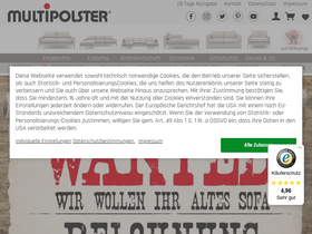 'multipolster.de' screenshot