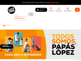 'lapizlopez.cl' screenshot