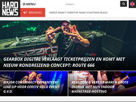 'hardnews.nl' screenshot