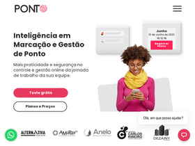 'registroponto.com.br' screenshot
