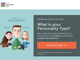 'test-personality.org' screenshot