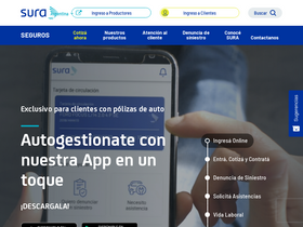 'segurossura.com.ar' screenshot
