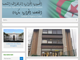 'consulat-creteil-algerie.fr' screenshot