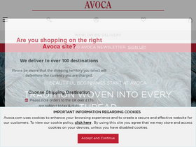 'avoca.com' screenshot