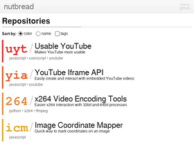 'nutbread.github.io' screenshot