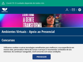 'univali.br' screenshot