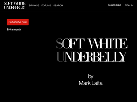 'softwhiteunderbelly.com' screenshot