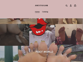 joeytaylor.net homepage screenshot