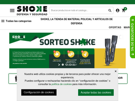 'tiendashoke.es' screenshot