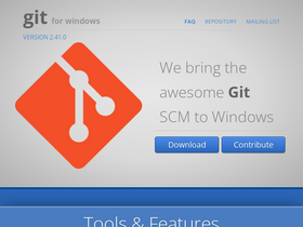 'gitforwindows.org' screenshot