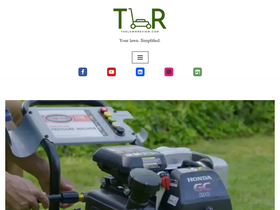 'thelawnreview.com' screenshot