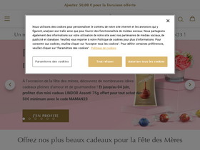 'lindt.fr' screenshot