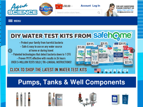 'aquascience.net' screenshot