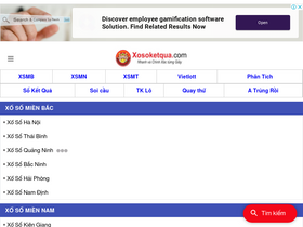 'xosoketqua.com' screenshot