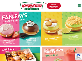 'krispykreme.ca' screenshot