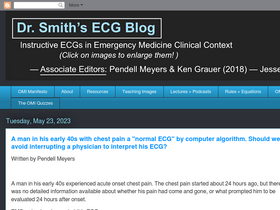 'hqmeded-ecg.blogspot.com' screenshot