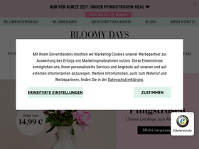 'bloomydays.com' screenshot