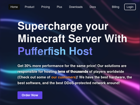 'pufferfish.host' screenshot