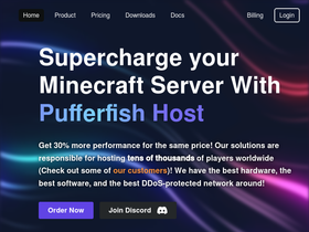 'pufferfish.host' screenshot