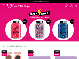 'pensulemachiaj.ro' screenshot