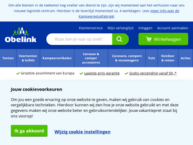 'obelink.nl' screenshot