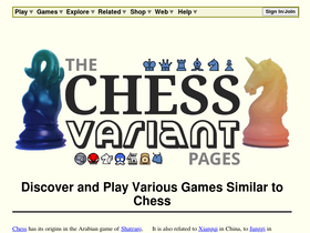 'chessvariants.com' screenshot