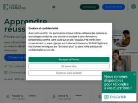 'lecolefrancaise.fr' screenshot