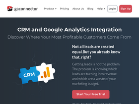 'gaconnector.com' screenshot