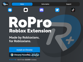 RoPro Roblox Extension on X: RoPro v2.0 is launching within the next few  months. This update is a major overhaul which brings new features, fixes,  and quality of life improvements. Also included