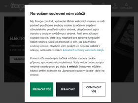 'fruugo.cz' screenshot