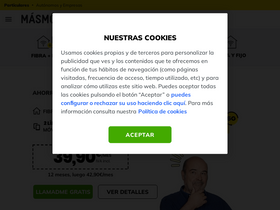 'masmovil.es' screenshot