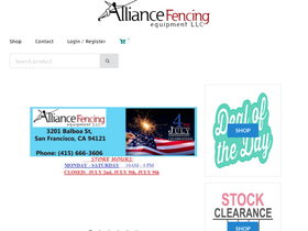 alliancefencingequipment.com