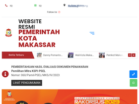 'makassarkota.go.id' screenshot