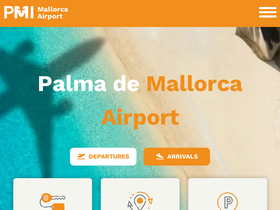 'palmaairport.info' screenshot