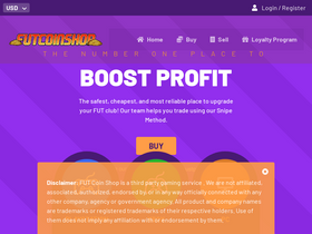 'futcoinshop.net' screenshot