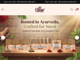 ghar-soap.in homepage screenshot
