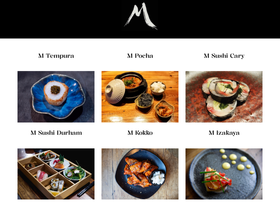 'm-restaurants.com' screenshot