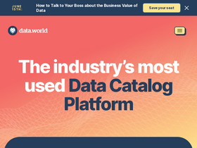 'data.world' screenshot