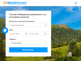 'alpissime.com' screenshot