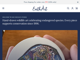 earthartinternational.com homepage screenshot