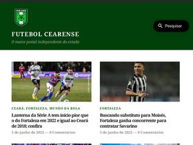 'futebolcearense.net' screenshot