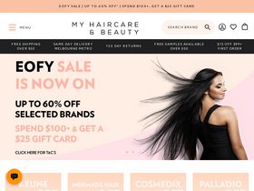 'myhaircare.com.au' screenshot