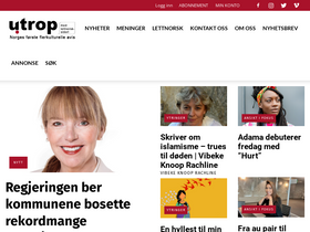 'utrop.no' screenshot