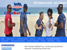 cabokaitours.com homepage screenshot