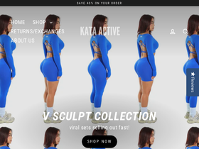 Kataactive homepage screenshot